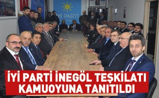 İyi Parti İnegöl Teşkilatı Kamuoyuna tanıtıldı