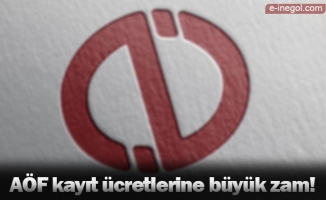 AÖF kayıt ücretlerine büyük zam!