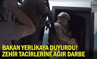 Bakan Yerlikaya duyurdu! Zehir tacirlerine ağır darbe