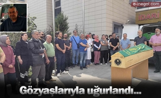 Gözyaşlarıyla uğurlandı...