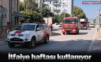 İtfaiye haftası kutlanıyor 