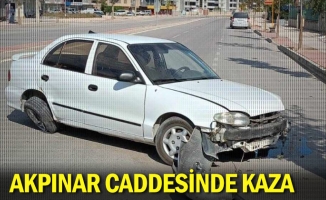 Akpınar caddesinde kaza