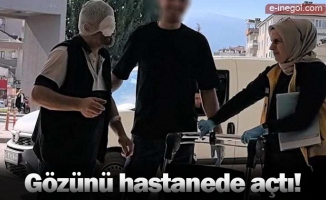 Gözünü hastanede açtı!