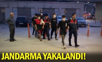 Jandarma yakalandı!