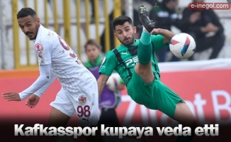 Kafkasspor kupaya farklı veda etti