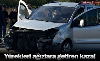 Yürekleri ağızlara getiren kaza