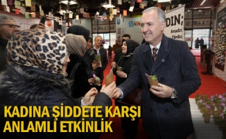 Kadına şiddete karşı anlamlı etkinlik