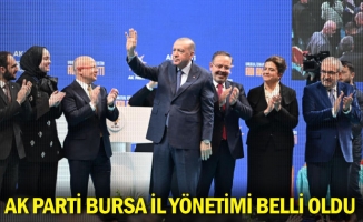 AK Parti Bursa il yönetimi belli oldu