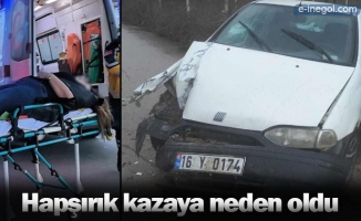 Hapşırık kazaya neden oldu