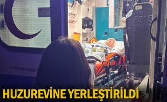 Huzurevine yerleştirildi