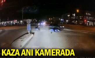 Kaza anı kamerada