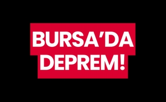 Bursa'da deprem