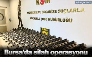 Bursa'da silah operasyonu