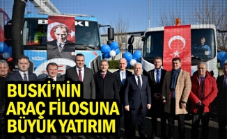 BUSKİ’nin araç filosuna büyük yatırım