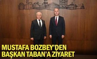 Mustafa Bozbey’den Başkan Taban’a Ziyaret