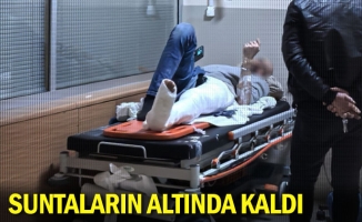 Suntaların altında kaldı!