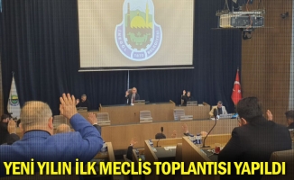 Yeni Yılın İlk Meclis Toplantısı Yapıldı