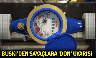 BUSKİ’den sayaçlara ‘don’ uyarısı