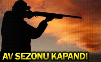 Av sezonu kapandı