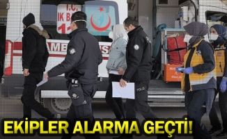 Ekipler alarma geçti!