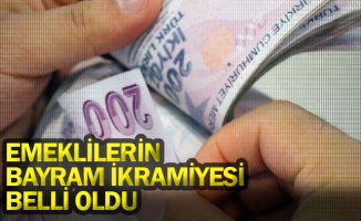 Emeklilerin bayram ikramiyesi belli oldu