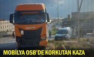 Mobilya OSB'de Korkutan kaza