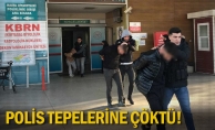 Polis tepelerine çöktü!