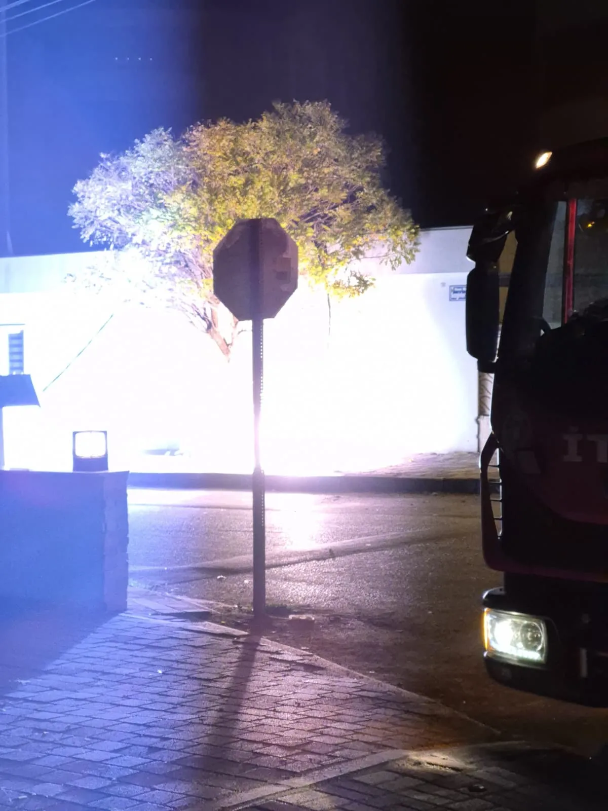 İnegöl'de panik anları!