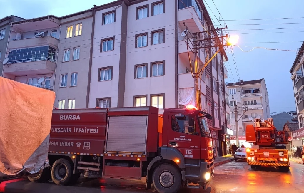 Baca yangını korkuttu