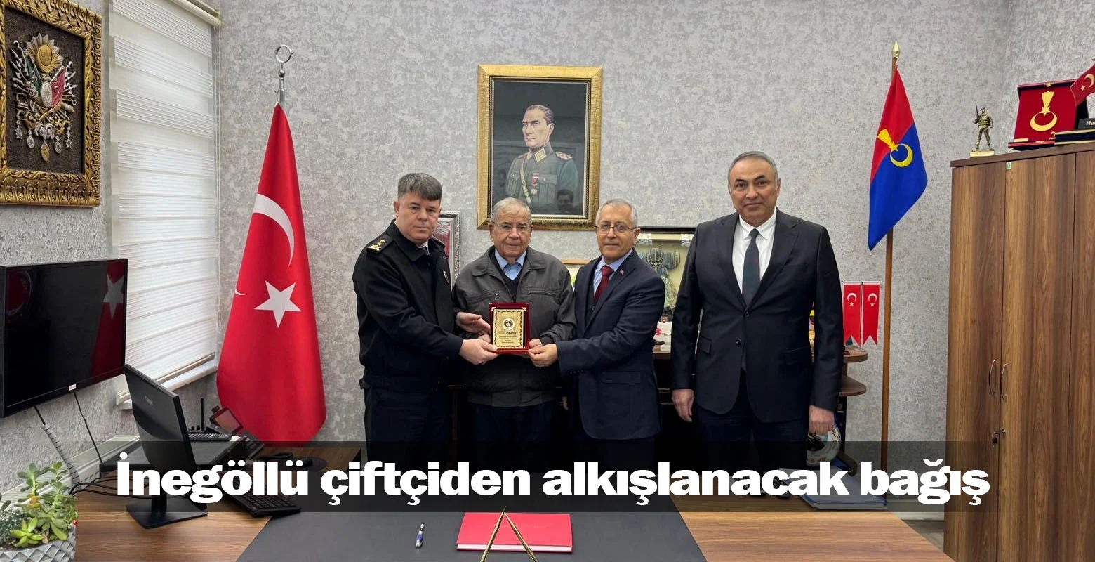 İnegöllü çiftçiden alkışlanacak bağış