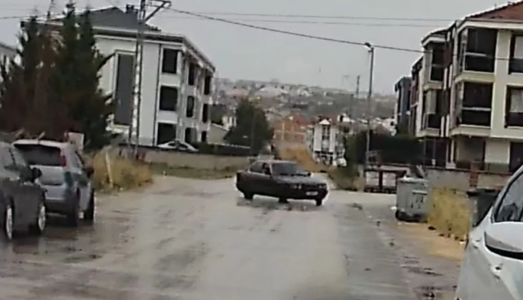 İnegöl'de drift atan sürücüye ceza yağdı