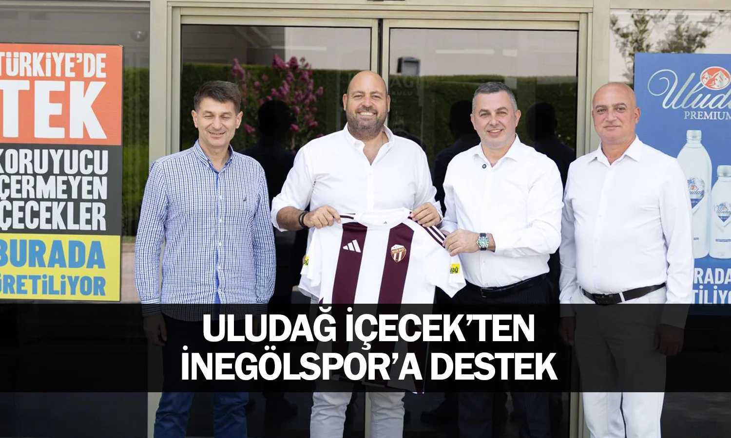 Uludağ İçecek'ten İnegölspor'a Destek
